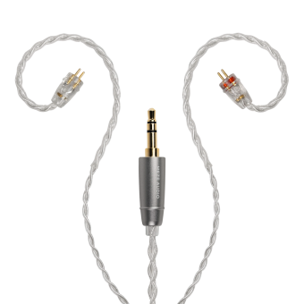 Meze Audio 2-pin hovedtelefonkabel – sølvbelagt - 